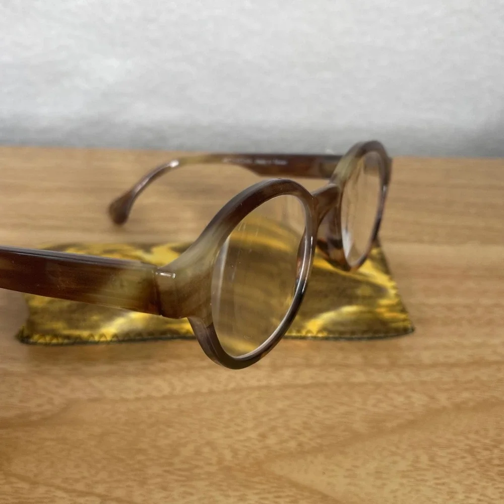 Lot of 4 Reading Glasses +4.00 Strength Tortoise Leopard Print with Soft Cases